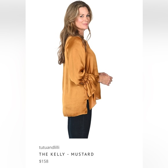 Tutu and Lilli The Kelly blouse NWOT  Size Small - in red ♥️ - Picture 6 of 9